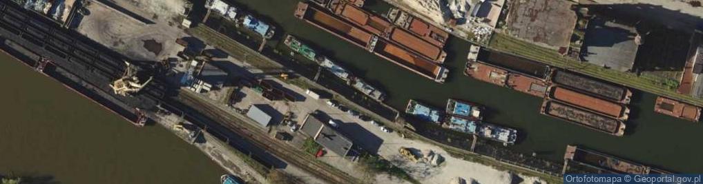 Zdjęcie satelitarne Dźwig - Port Miejski we Wrocławiu (2)