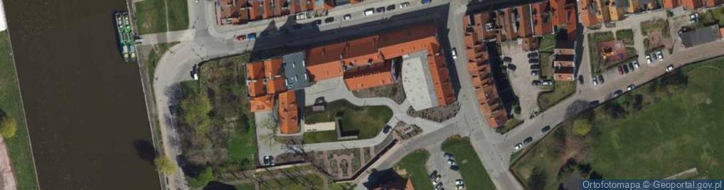 Zdjęcie satelitarne Elbląg, Gimnazijna, knihovna II