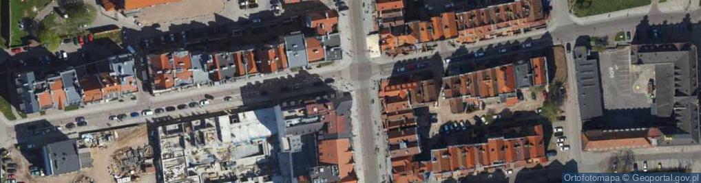 Zdjęcie satelitarne Elbląg, Stary Rynek, Brama Targowa II