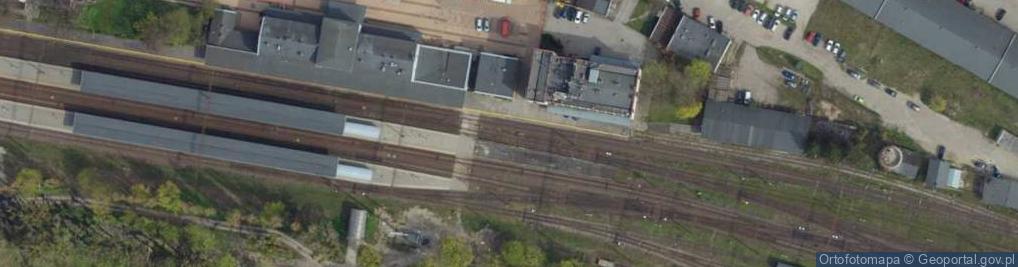 Zdjęcie satelitarne Elbląg train station during modernization - 3