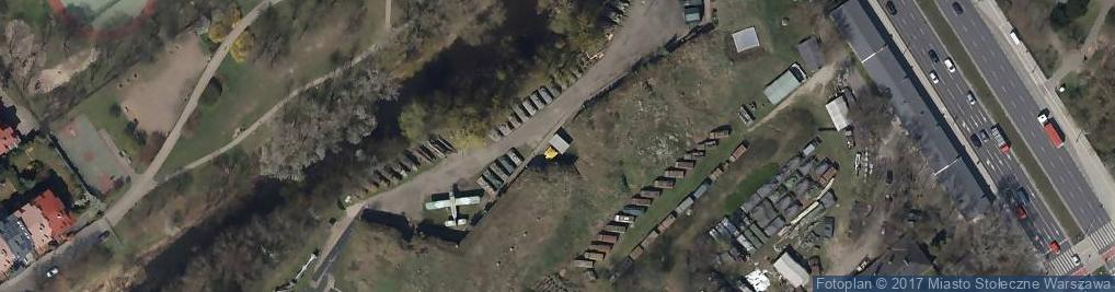Zdjęcie satelitarne Fahrpanzer czerniaków