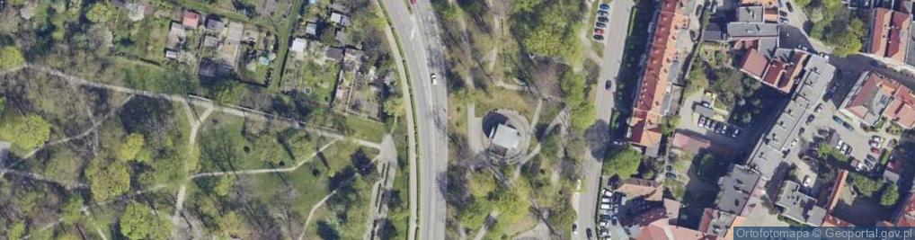 Zdjęcie satelitarne Fontanna na os. kruczkowskiego