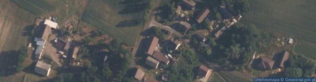 Zdjęcie satelitarne Gąszcze - stary wiatrak