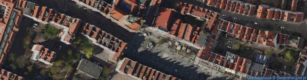 Zdjęcie satelitarne Gdańsk - Fontanna Neptuna
