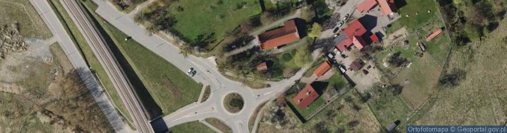 Zdjęcie satelitarne Gdansk Walenty parafia