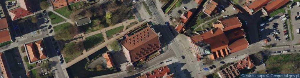 Zdjęcie satelitarne Gdansk-WielkiMlyn-sluza
