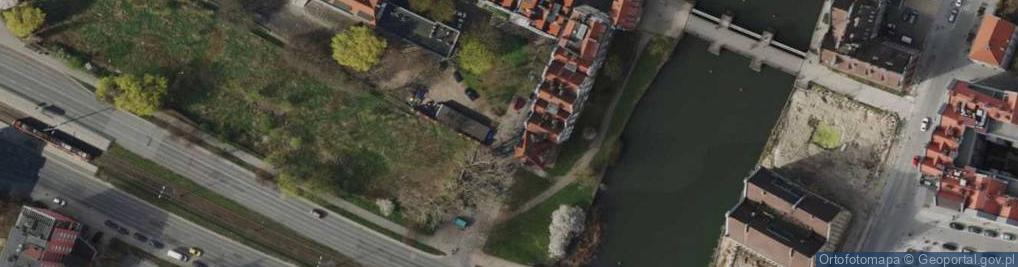 Zdjęcie satelitarne Gdańsk - Wyspa Spichrzy - Spichlerz 02
