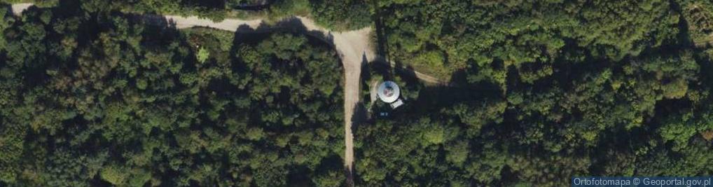 Zdjęcie satelitarne Gdynia Redłowo z wieży widokowej w Kolibkach 2010-10