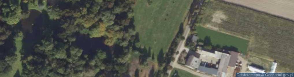 Zdjęcie satelitarne Gebice powiat gostyninski, palac