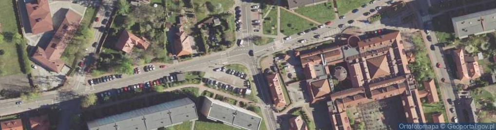 Zdjęcie satelitarne Giszowiec - willa
