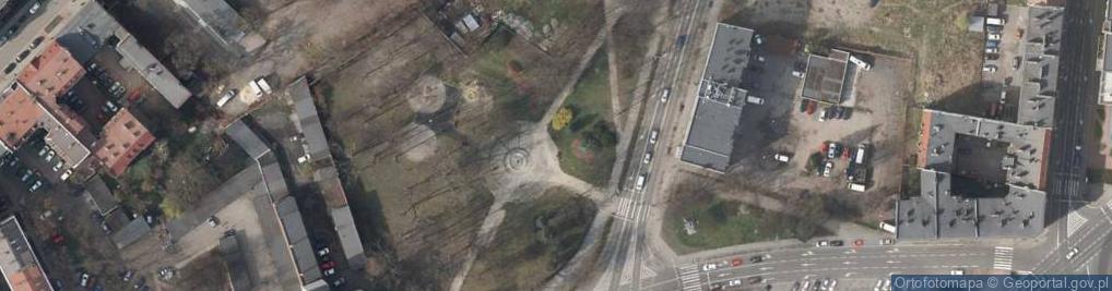 Zdjęcie satelitarne Gliwice - Chłopiec z łabędziem 01