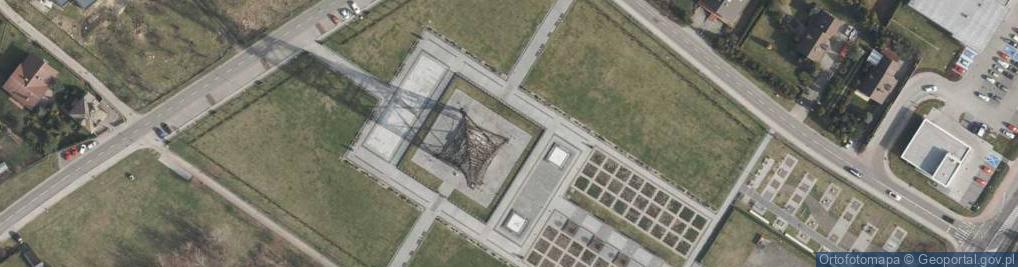 Zdjęcie satelitarne Gliwice Radiostacja z 55 metra wiezy