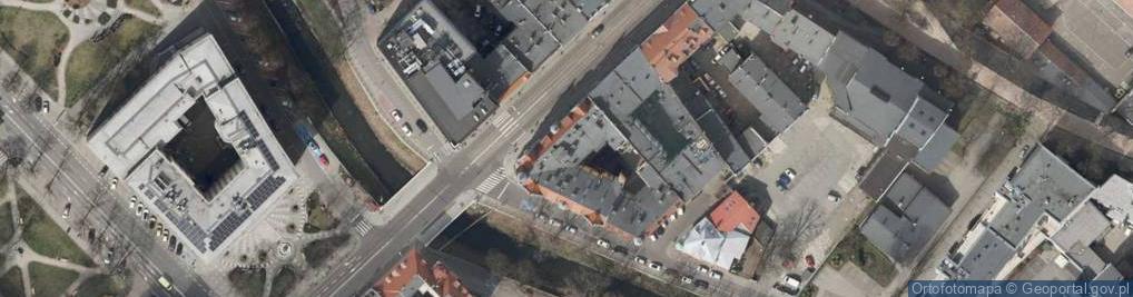 Zdjęcie satelitarne Gliwice - Ul. Zwycięstwa - Hotel Diament 01