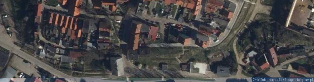 Zdjęcie satelitarne Gniew, Dolny Podmur, ulička