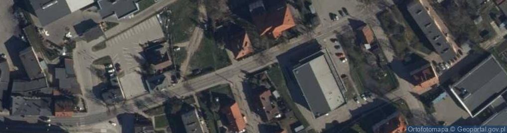 Zdjęcie satelitarne Gniew gimnazjum