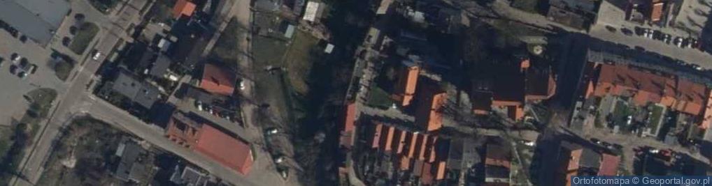 Zdjęcie satelitarne Gniew plebania