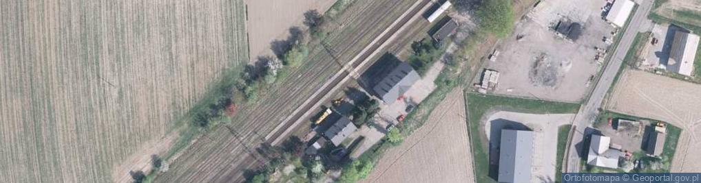 Zdjęcie satelitarne Goleszów - Dworzec PKP