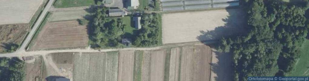 Zdjęcie satelitarne Gory Swietokrzyskie, Lysica z Podlesia