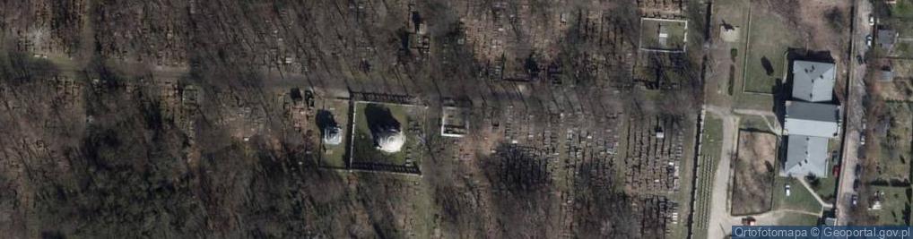 Zdjęcie satelitarne Grob rodzinny Jarocinskich Lodz