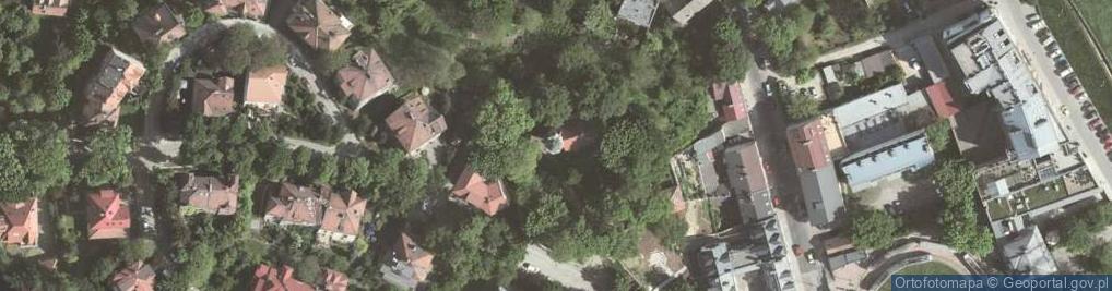 Zdjęcie satelitarne Grobowiec-kościół Salwatora Krakow
