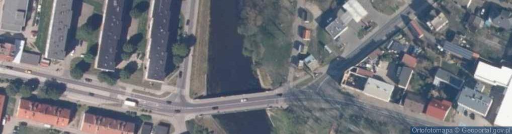 Zdjęcie satelitarne Gryfice Rega bridge 2007-06