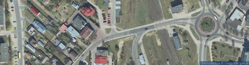 Zdjęcie satelitarne Hajnowka Dom droznika podworko.