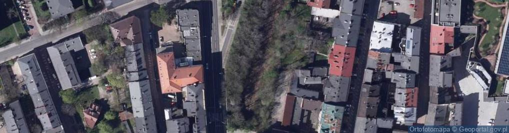 Zdjęcie satelitarne Hotel President in Bielsko-Biała