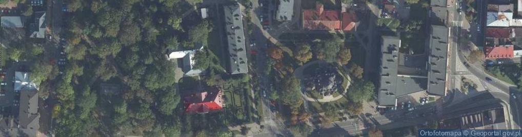 Zdjęcie satelitarne Hrubieszowska cerkiew