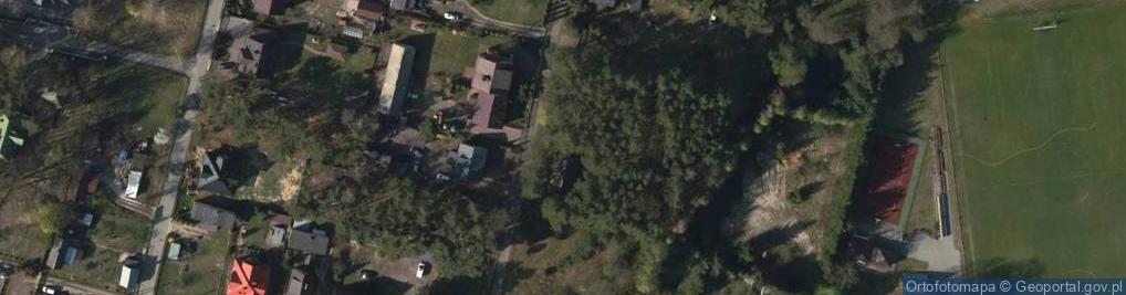Zdjęcie satelitarne HutaMińska kościół