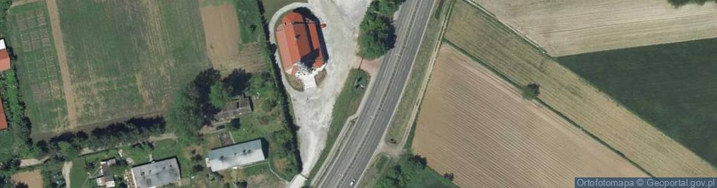 Zdjęcie satelitarne I WW military cemetery 400 Prusy Poland