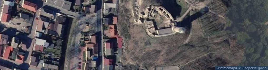 Zdjęcie satelitarne Ilza, zamek 4