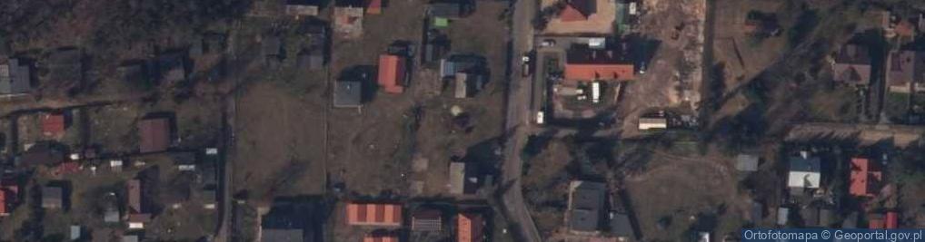 Zdjęcie satelitarne Jantar muzeum bursztynu bursztyn z mucha