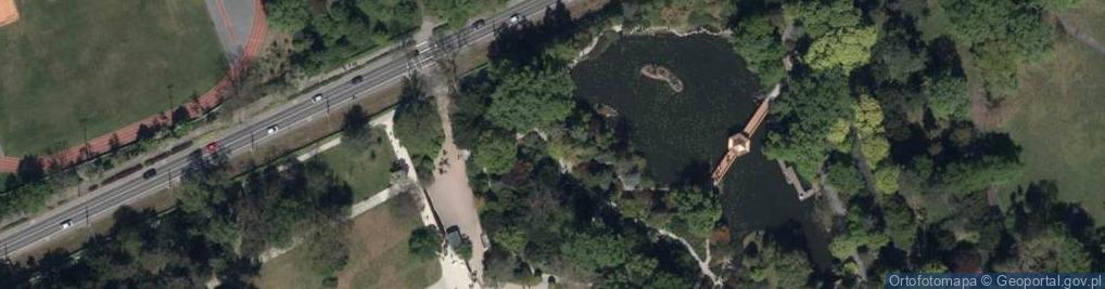 Zdjęcie satelitarne Japanese garden Wroclaw tea pavilion