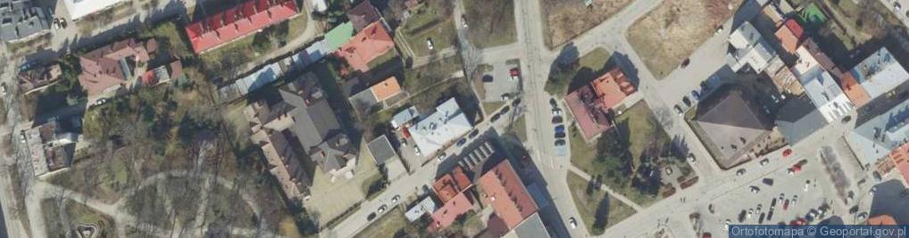 Zdjęcie satelitarne Jaroslaw rynek ratusz 2