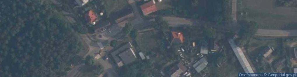 Zdjęcie satelitarne Jasień kościół Bożego Ciała (1699) 06.07.10 2p
