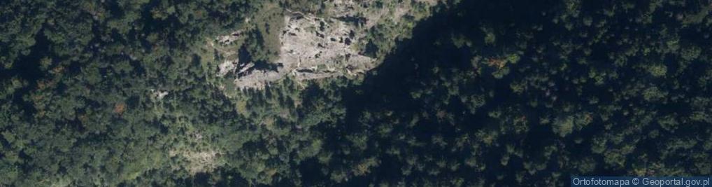 Zdjęcie satelitarne Jasiowe Turnie 2