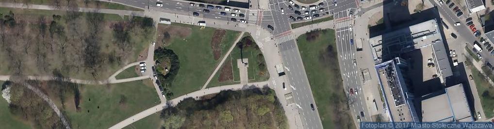 Zdjęcie satelitarne Jazdy Polskiej Monument - east