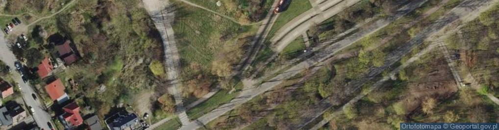 Zdjęcie satelitarne Jelitkowo tram track loop Gdańsk