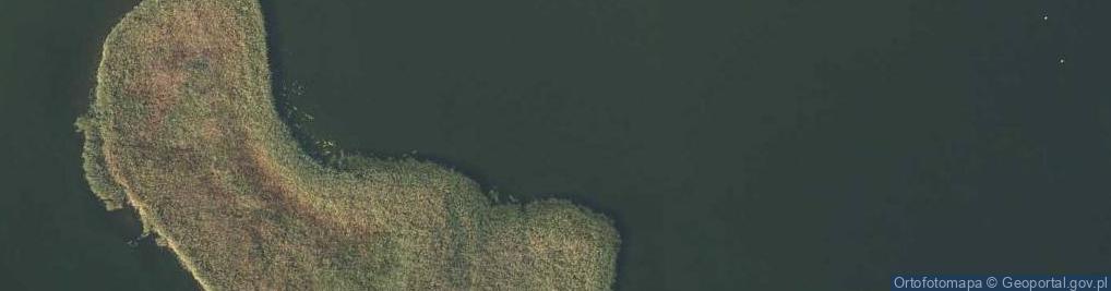 Zdjęcie satelitarne Jezioro Jezuickie plaża lato