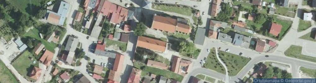 Zdjęcie satelitarne JKRUK 20080509 WISLICA DOM DLUGOSZA POLICHROMIA JAN DLUGOSZ DSC06315