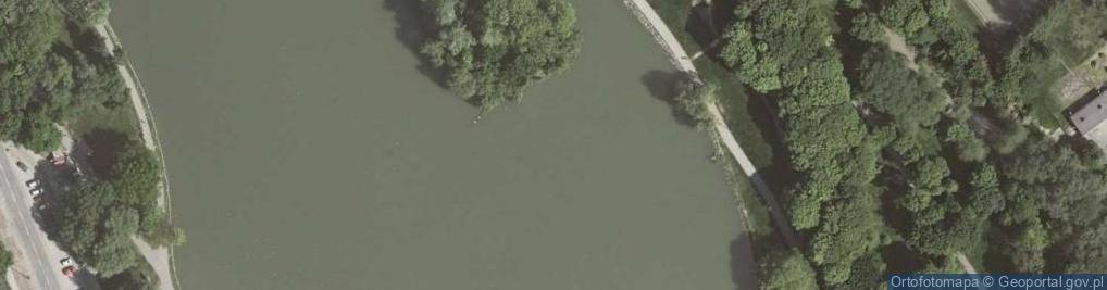Zdjęcie satelitarne Kaczka-zalew