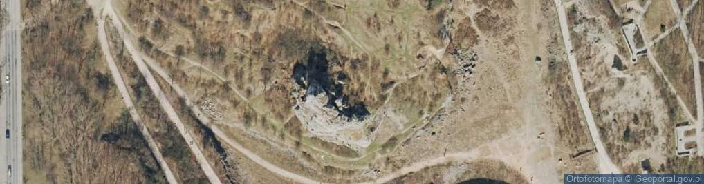 Zdjęcie satelitarne Kadzielnia kielce 2