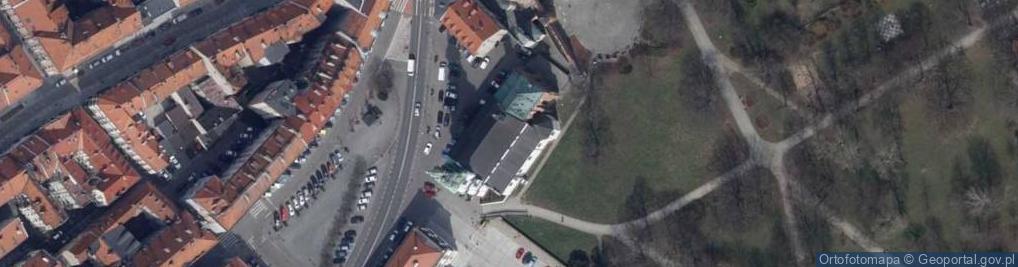 Zdjęcie satelitarne Kalisz, bazylika kolegiacka 2