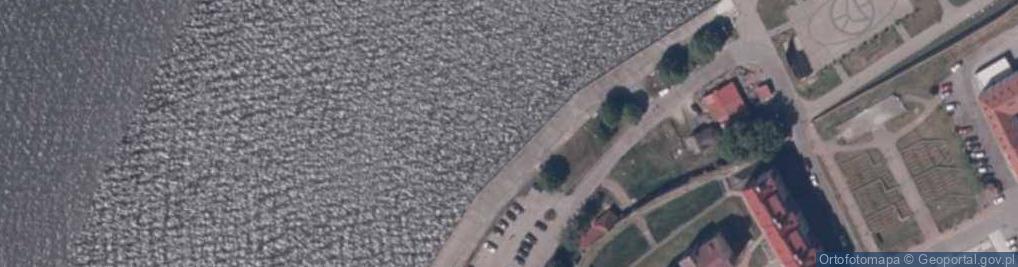 Zdjęcie satelitarne Kamień Pomorski mury
