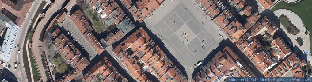 Zdjęcie satelitarne Kamienica Fukierow Fuggerhaus Warschau