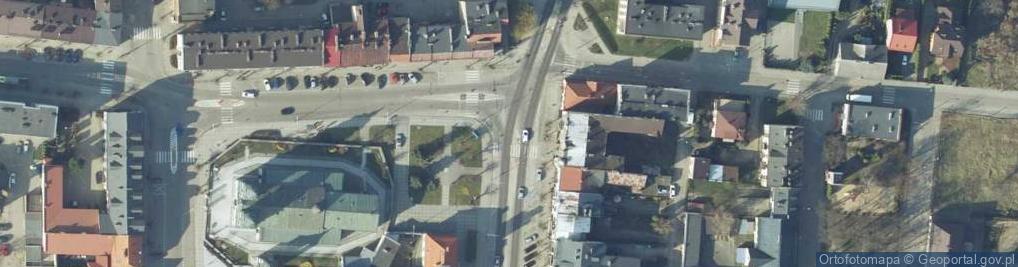 Zdjęcie satelitarne Kamienica secesyjna Mława ulStaryRynek