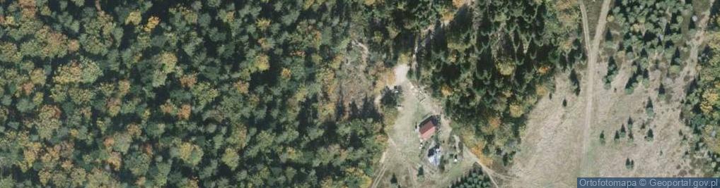 Zdjęcie satelitarne Kamienny ołtarz na górze Kotarz 2009 r. 914