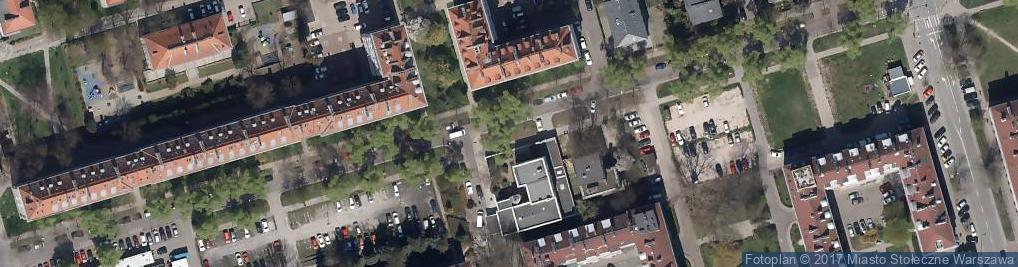Zdjęcie satelitarne Kaplica św. Józefa karmelitów bosych Warszawa