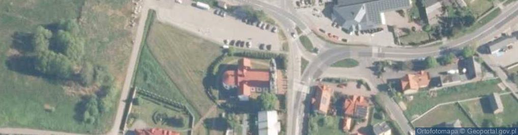 Zdjęcie satelitarne Kapliczka przydrożna w Kroczycach