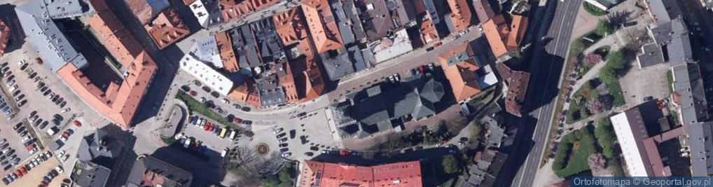 Zdjęcie satelitarne Katedra.Bielsko-Biala.nawa